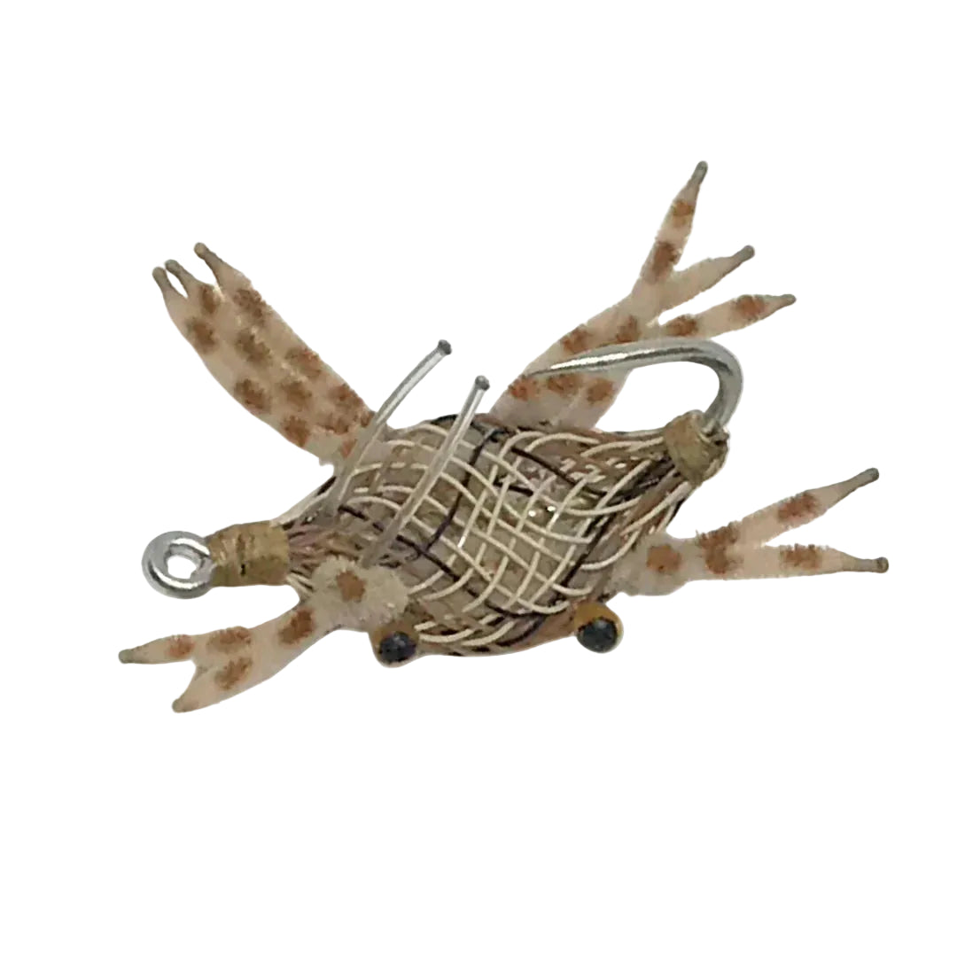 Flymen Fishing Co. Alphlexo Crab - Mottled Tan