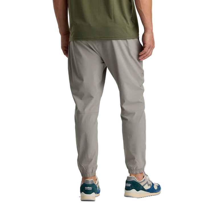 Free Fly Active Breeze Jogger back view showing tapered leg and sewn-on pocket
