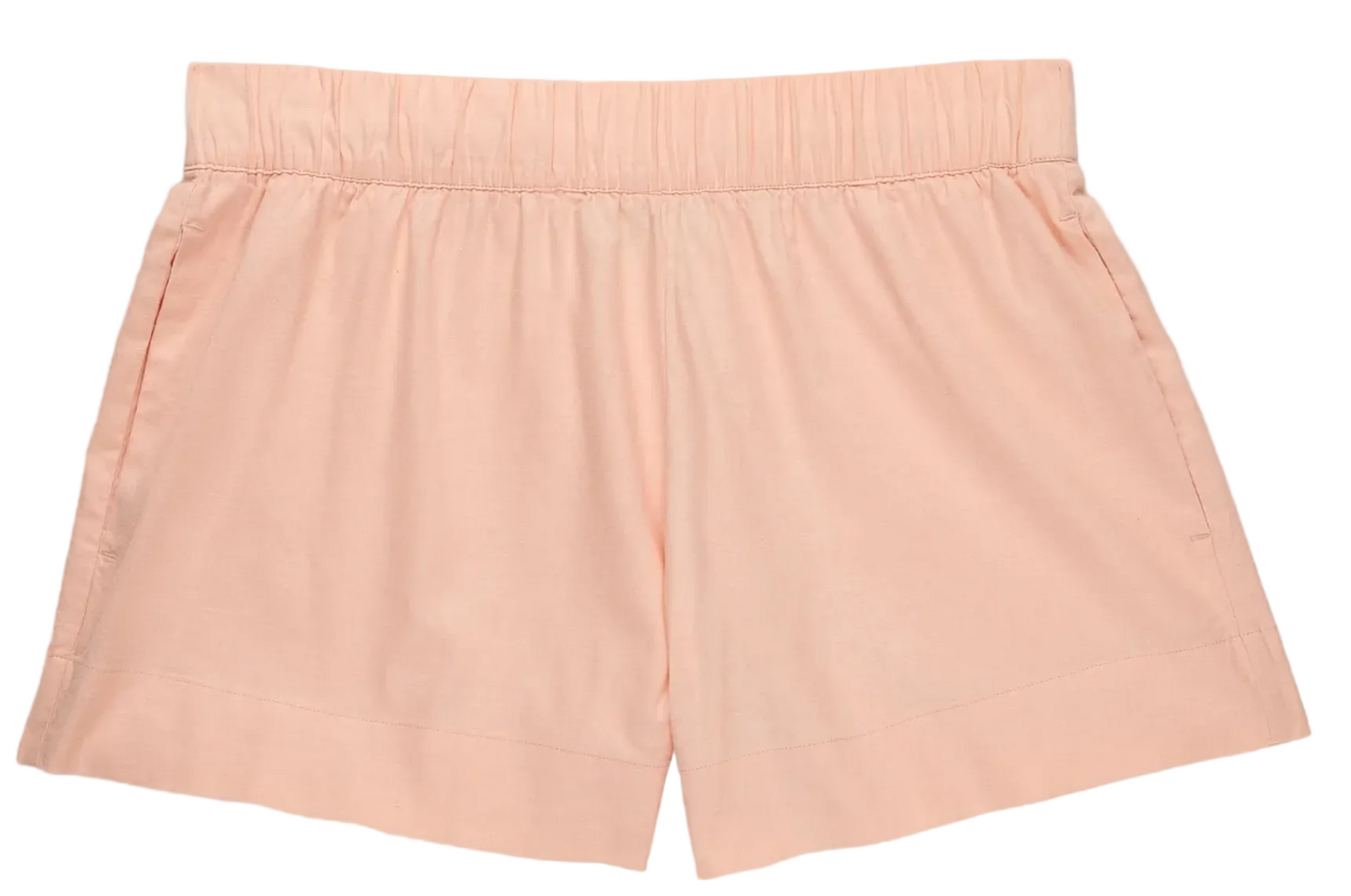 Women's Sullivan's Short in light coral with elastic waistband