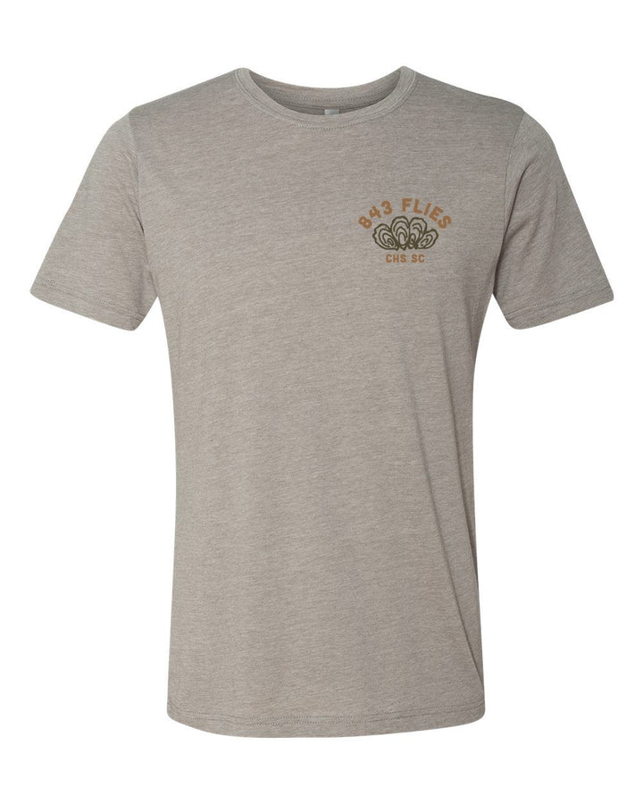 843 Flies X Bre Drake Tee Shirt - Oyster Bar