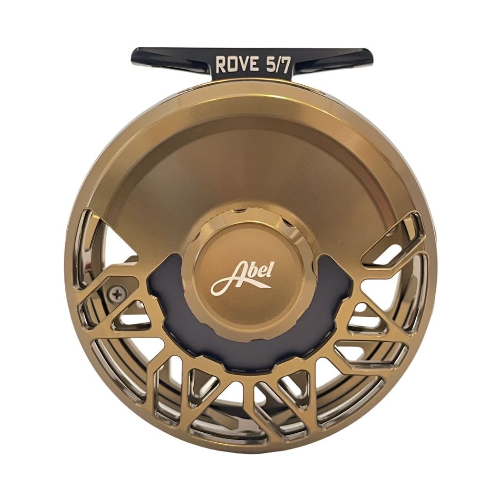 Abel Rove Ti 5/7 Dark Olive w/Dark Olive Drag Knob, Energized Green Titanium Components & Red Handle (IN STOCK)