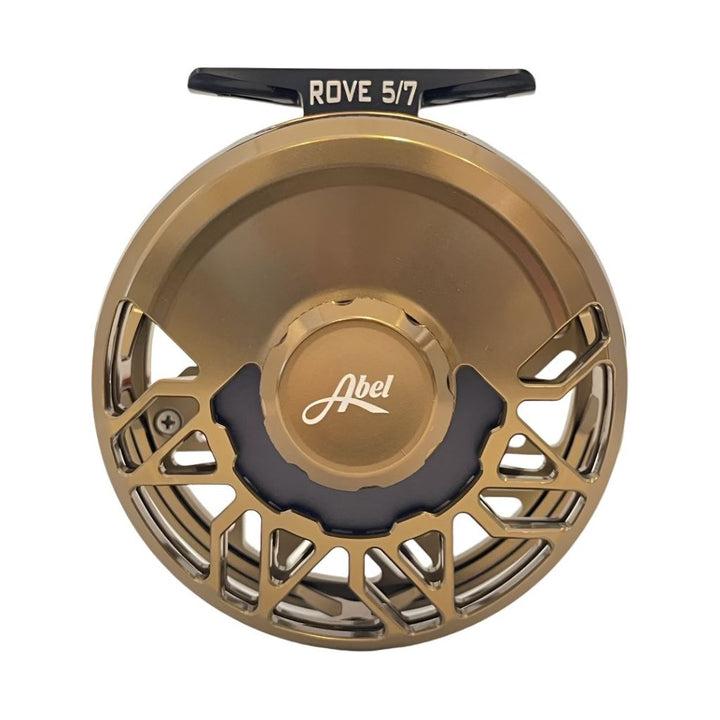 Abel Rove Ti 5/7 Dark Olive w/Dark Olive Drag Knob, Energized Green Titanium Components & Red Handle (IN STOCK)