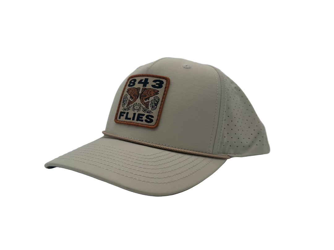 843 Hat - Golf Hat - Oyster Bar - Sand