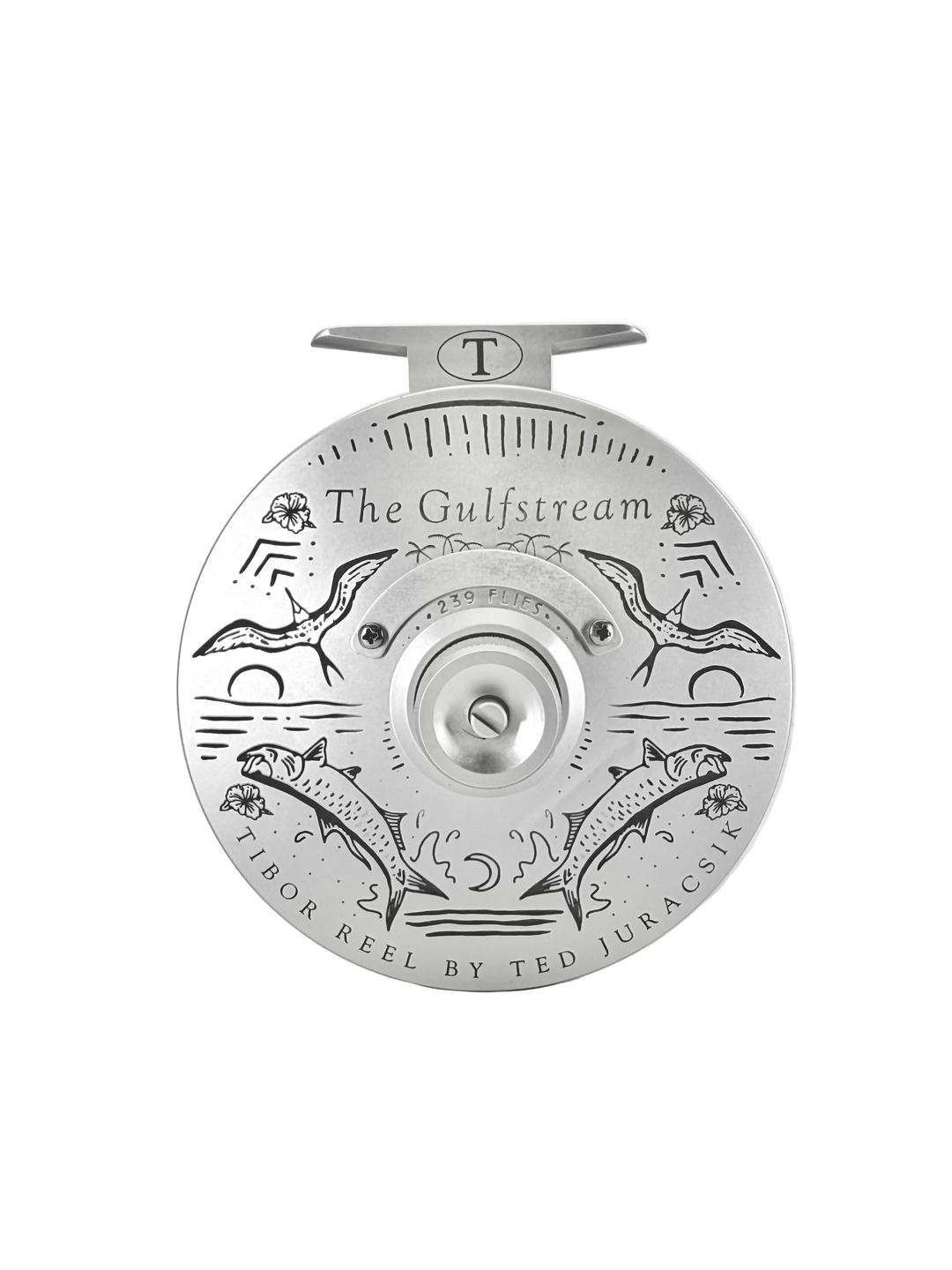 Tibor Gulfstream - Frost Silver w/ 239 Bre Drake Tarpon Art (CUSTOM) (IN STOCK)