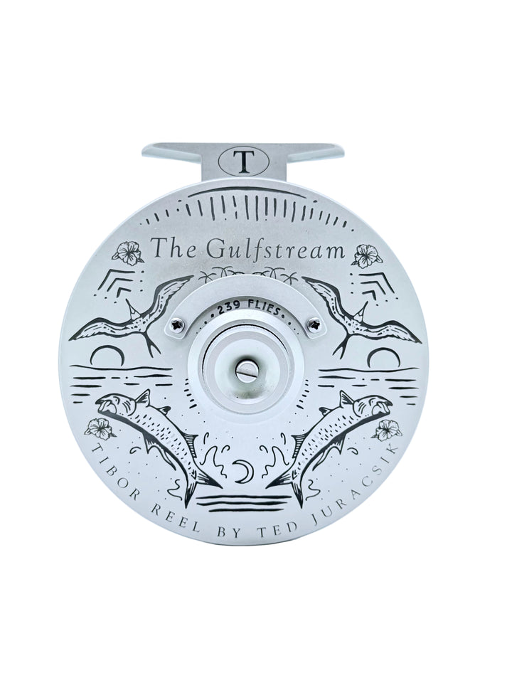 Tibor Gulfstream - Frost Silver w/ 239 Bre Drake Tarpon Art (CUSTOM) (IN STOCK)