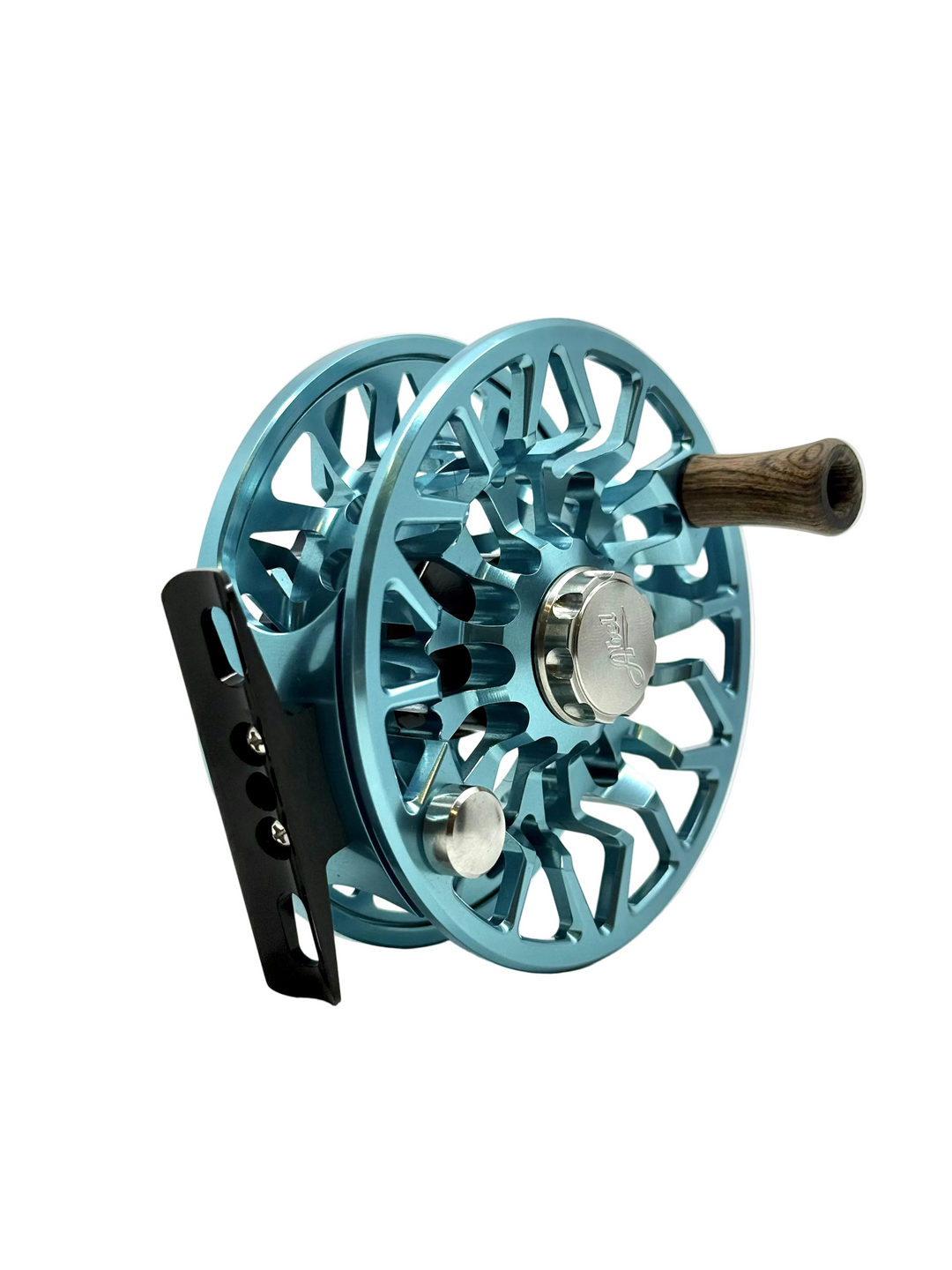 Abel Reels SDS 7/8 - Teal w/ Deep Blue Drag Knob &amp; Walnut Handle (IN STOCK)