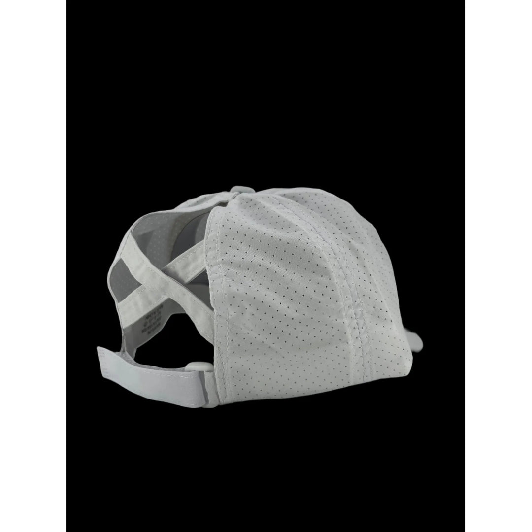 239 Hat Unstructured - White Tarpon (Ladies w/Ponytail Hole)