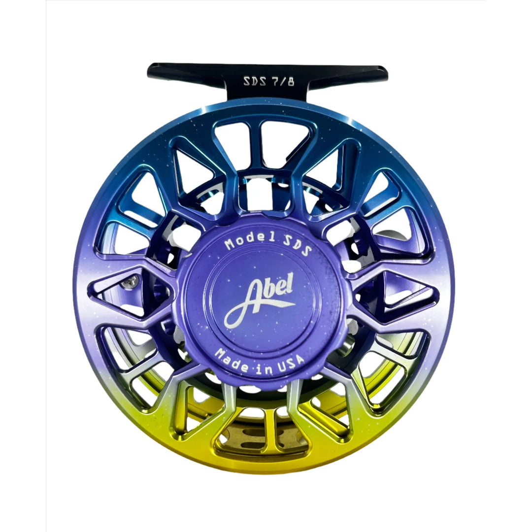 Abel Reels SDS 7/8 - Northern Lights w/ Matching Drag Knob & Ebony Handle (IN STOCK)