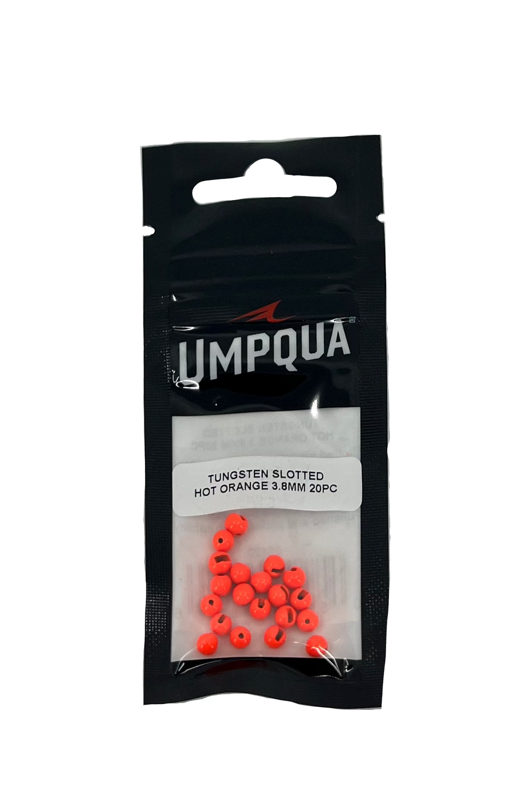 Umpqua - Slotted Tungsten Beads - Hot Orange