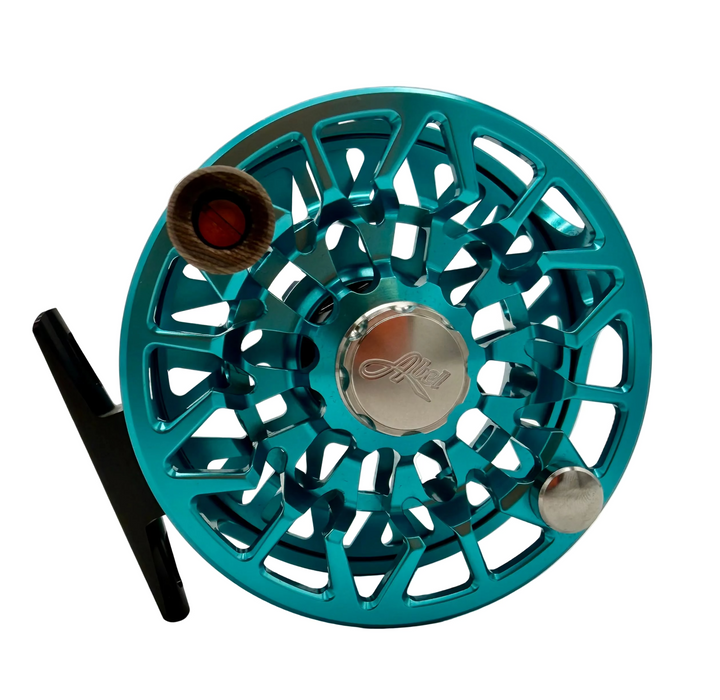 Abel Reels SDS 7/8 - Teal w/ Deep Blue Drag Knob & Walnut Handle (IN STOCK)