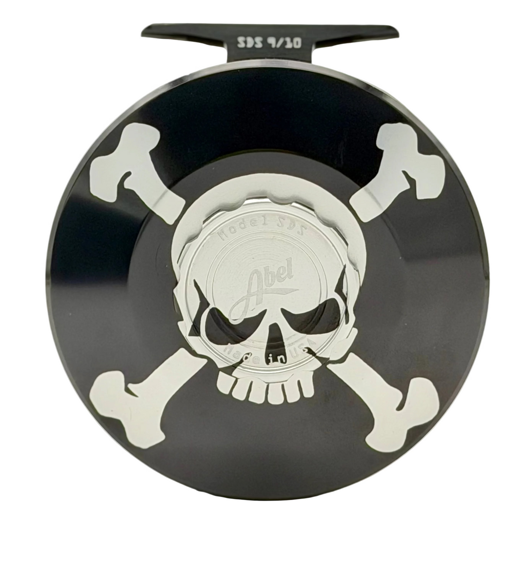 Abel SDS 9/10 Solid- Skull & Crossbones w/ Red Handle (IN STOCK)