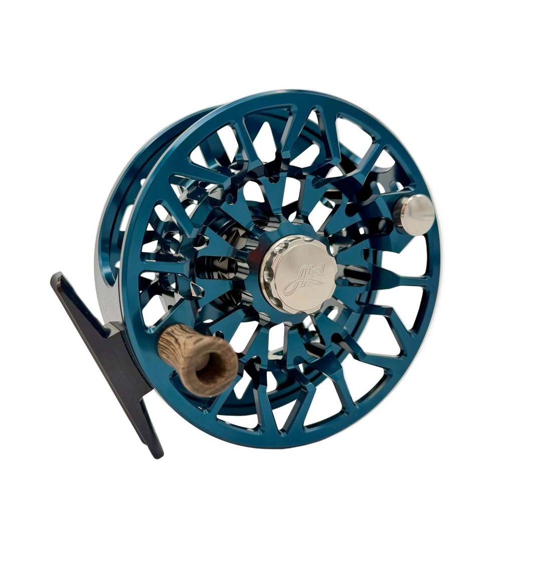 Abel SDS 9/10 - Ported Deep Blue w/ Bronze Drang Knob w/ Walnut Handle (IN STOCK)