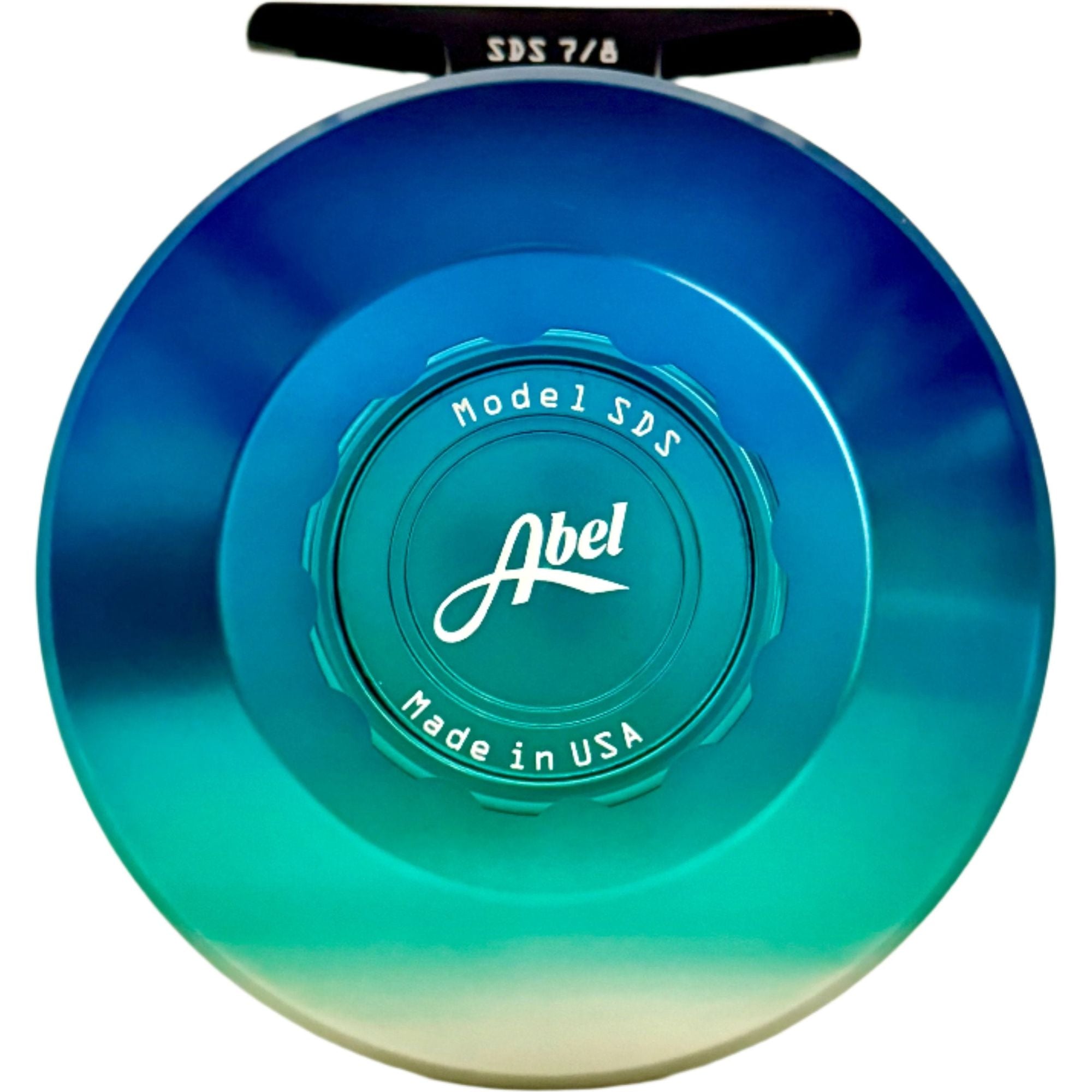 Abel SDS 7/8 Solid - Flats Fade w/ Flats Fade Drag Knob & Platinum