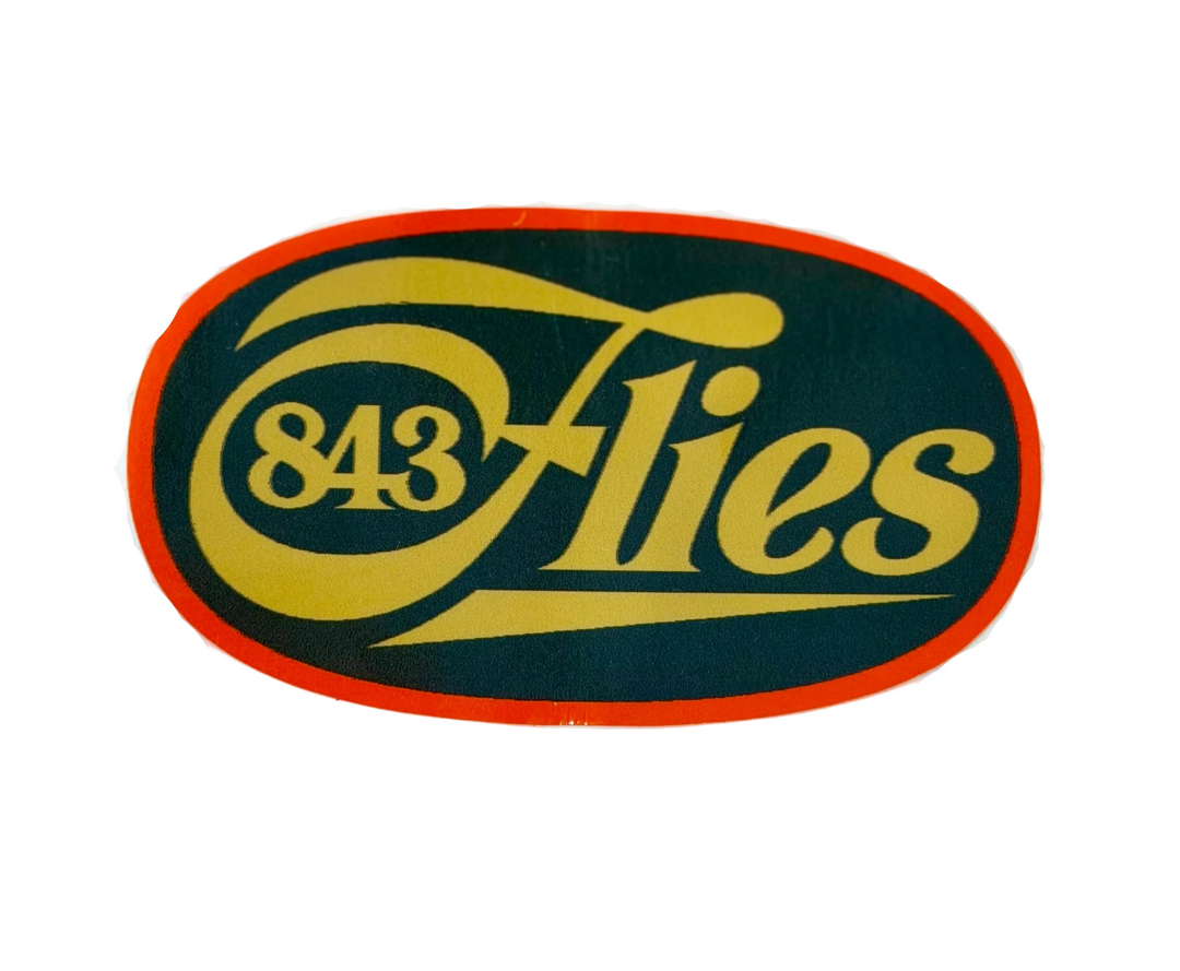 843 Flies - Classic Sticker