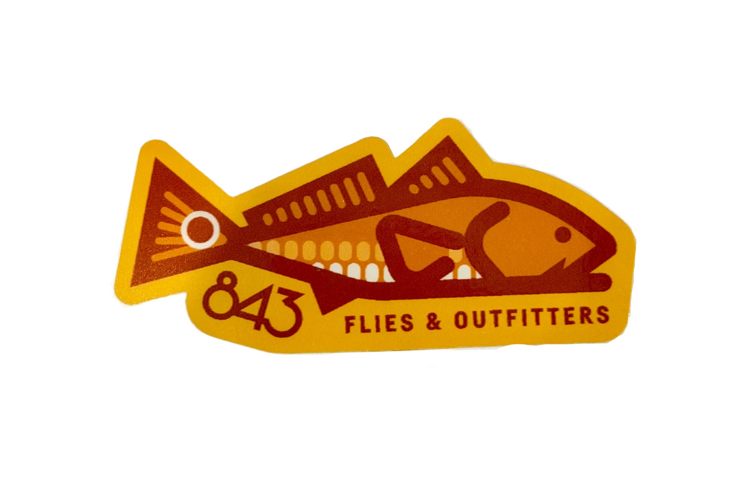 843 Flies - Big Red Vol. 2 Sticker