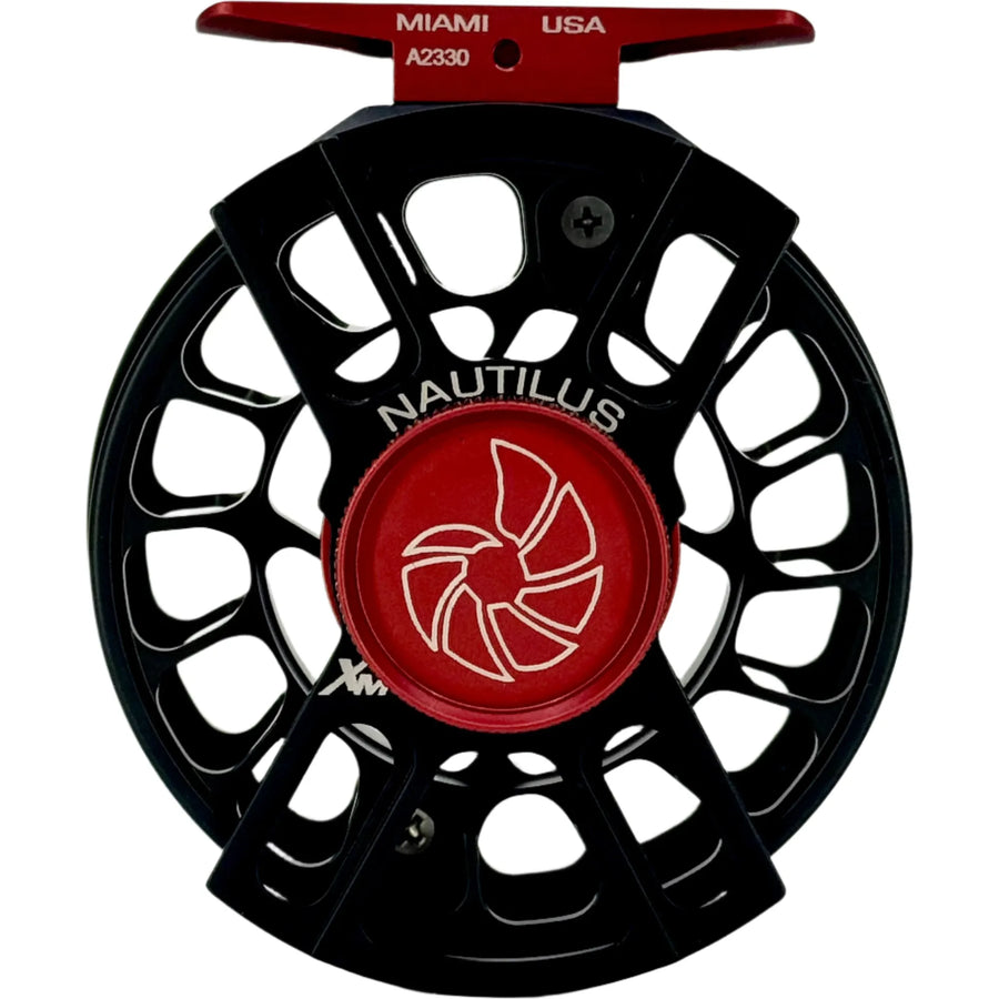 custom nautilus fly reels Nautilus XM 4/5, Black w/Red Small Parts (CUSTOM) (IN STOCK)