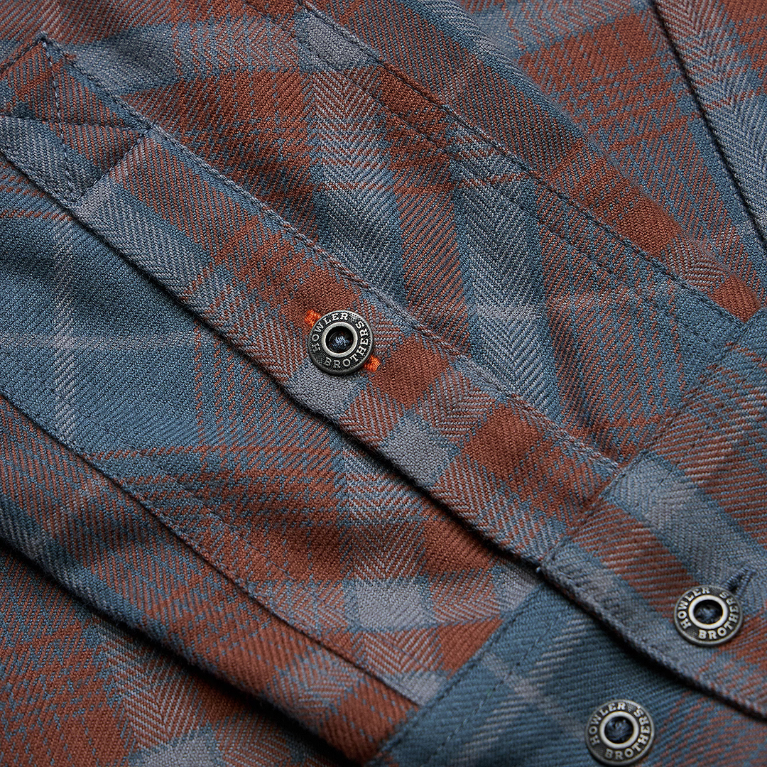 Howler Brothers - Harkers Flannel : Kempton Plaid : Dark Slate