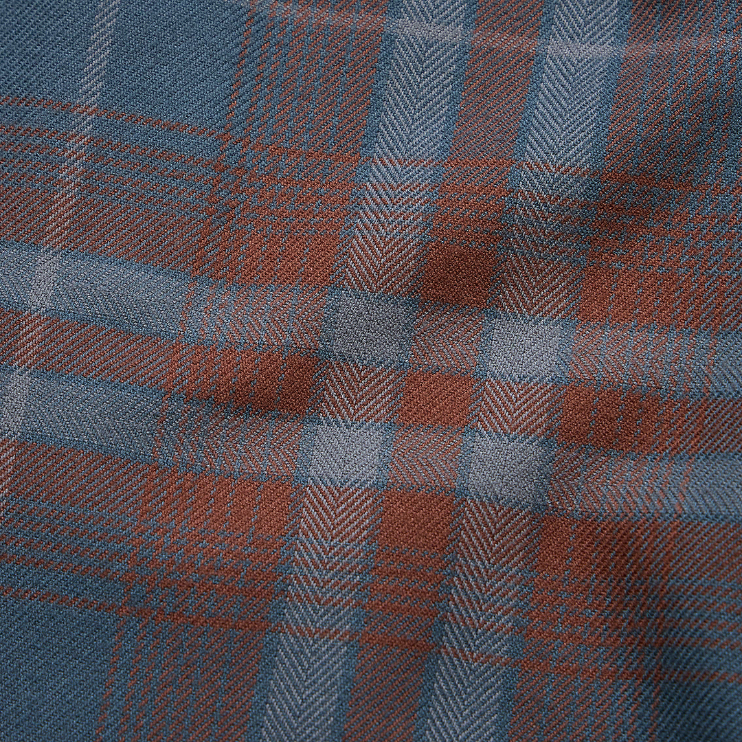 Howler Brothers - Harkers Flannel : Kempton Plaid : Dark Slate