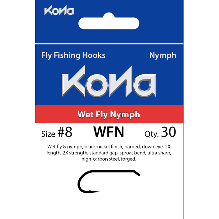 Kona - Kona Wet Fly Nymph (WFN) hook