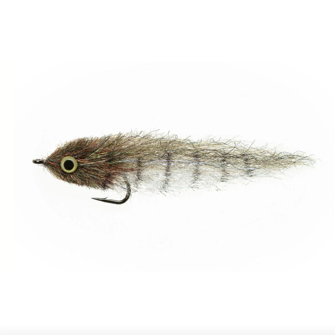 LITTLE MINNOW SHADED - OLIVE -LEAD EYES 