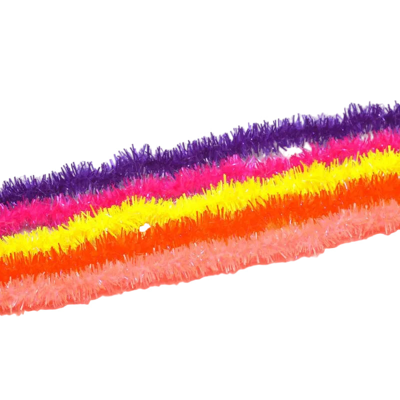 Assorted color pack of Medium Flexi Squishenille fly tying materials