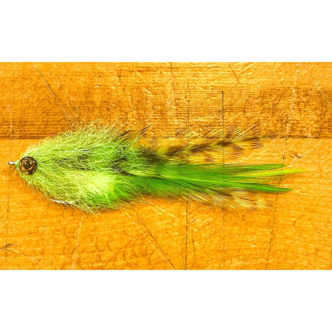 Mini Brush Flies Chartreuse 