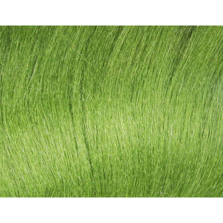 Lime green Hareline Polar Fiber for attractor patterns