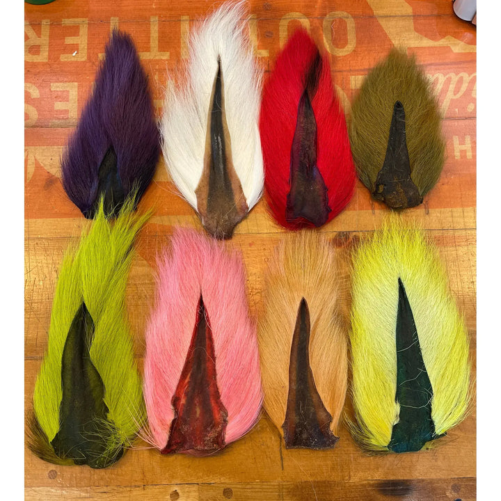 Assorted Colors of Prime Buck Tails