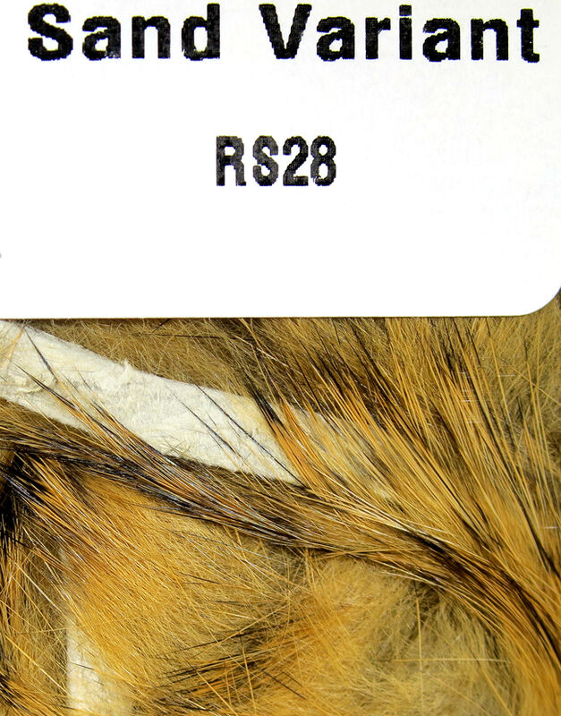 Sand variant rabbit fur with black tipped guard hairs RS28