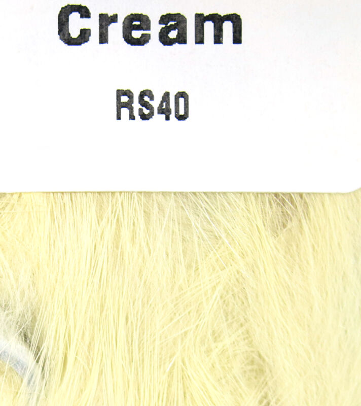 Cream colored Zonker rabbit strip detail with label RS40