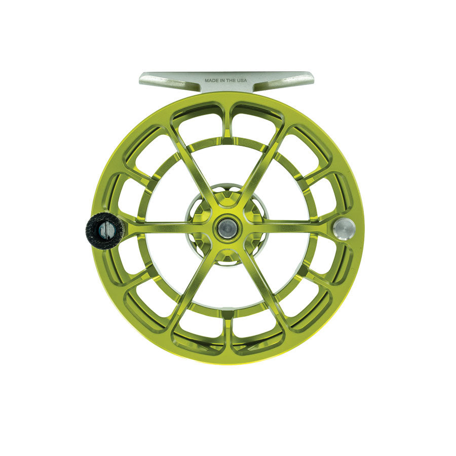 Back view of Ross Evolution LTX fly reel with star drag knob