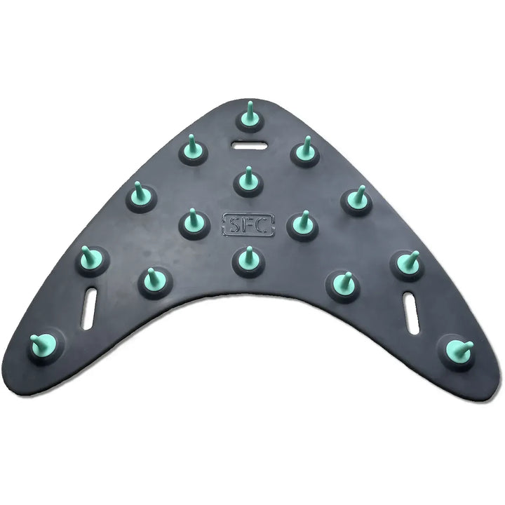 SFC fly line management mat with mint green spikes