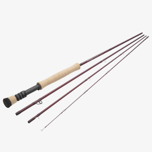 Sage Power R8 Salt four-piece disassembled fly rod set with line guides