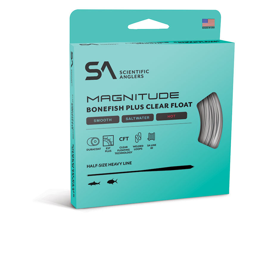 Scientific Anglers Magnitude Bonefish Plus packaging with DuraCoat technology