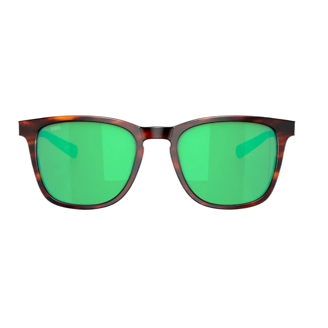 Costa - SULLIVAN, Matte Tortoise, Green Mirror Polarized Glass (IN STOCK)