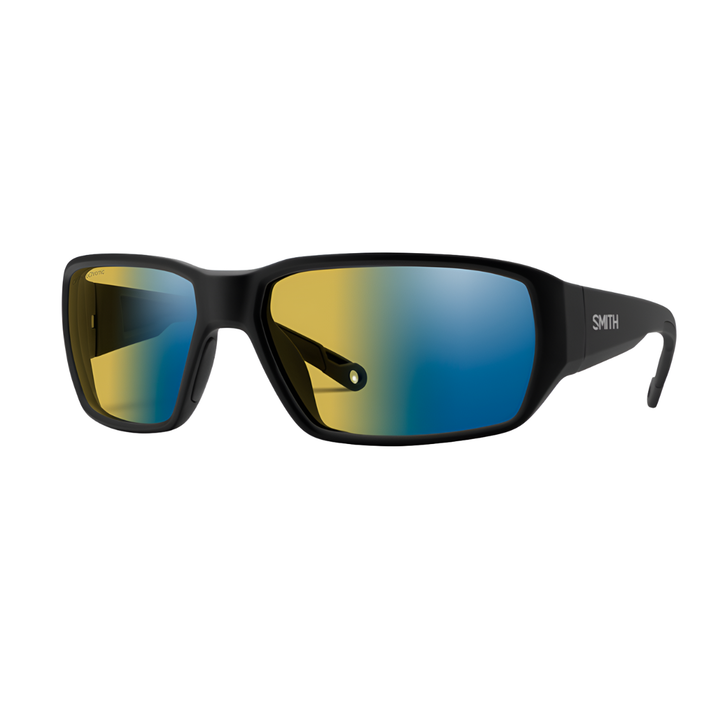 Smith Hookset - Matte Black + ChromaPop™ Glass PolarChromic Yellow Blue Mirror (IN STOCK)