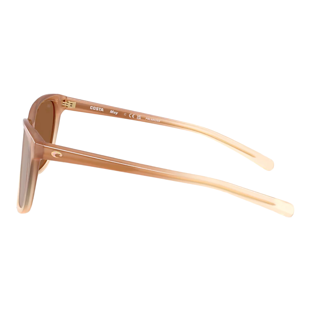 Costa  - May, Sandbar w/Copper Silver Mirror Polarized Polycarbonate (IN STOCK)