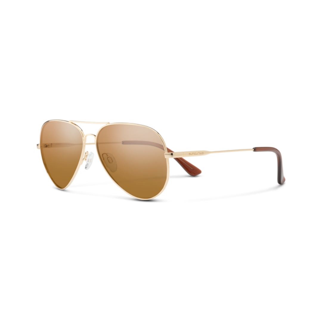 Suncloud - Hard Deck - Gold + Polarized Brown Lenses