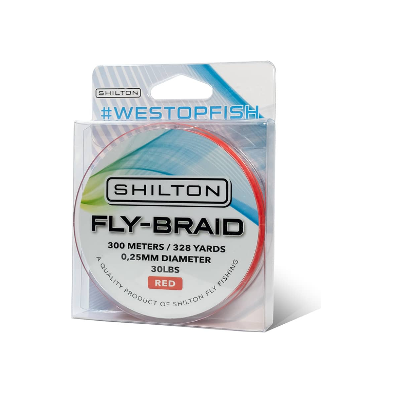 SHILTON FLY BRAID 300 METERS - RED