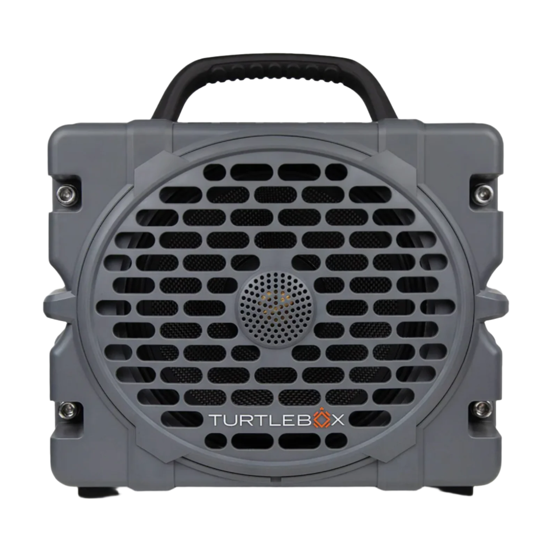 Turtle Box Grande - Gray - Black Handle (IN STOCK) (SHIPPING COST UPWARDS OF $50)