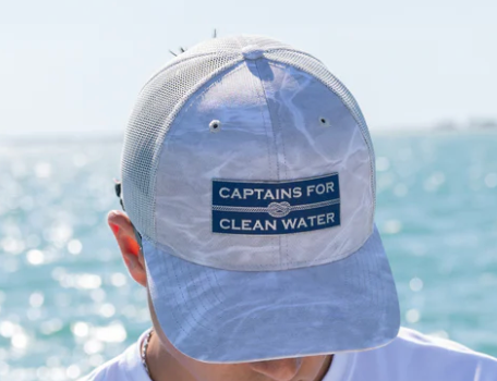 Captains for Clean Water - Bonefish Grey Marl Trucker Hat