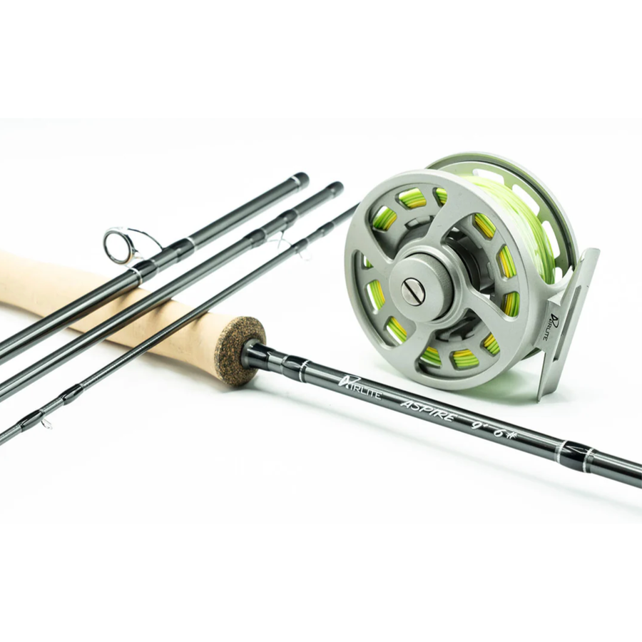 4wt fly rod reel combos clearance Airlite Aspire Fly Fishing Combo Kit 8'6" #4