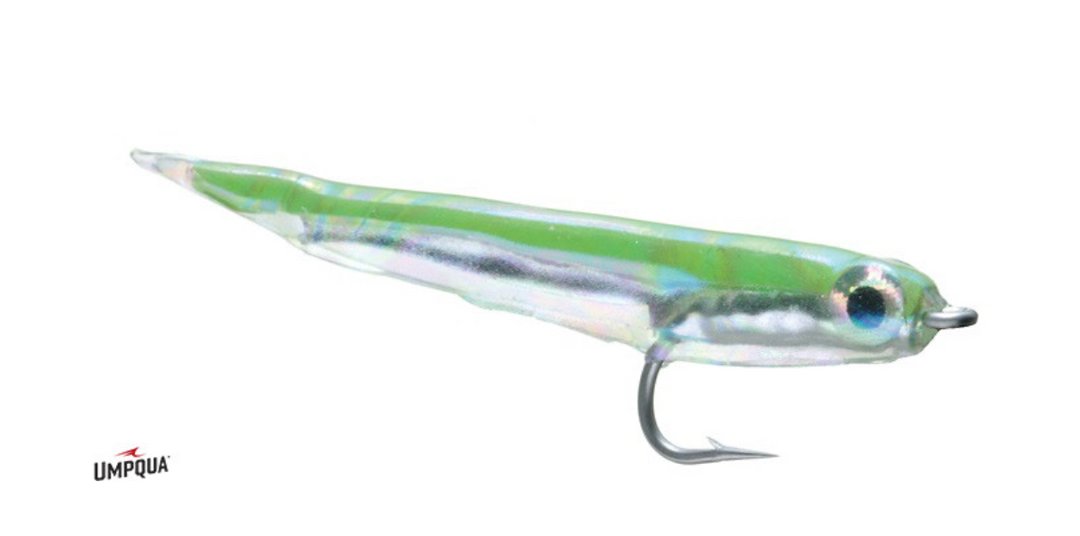 UMPQUA GUMMY MINNOW CHARTREUSE - SIZE 2