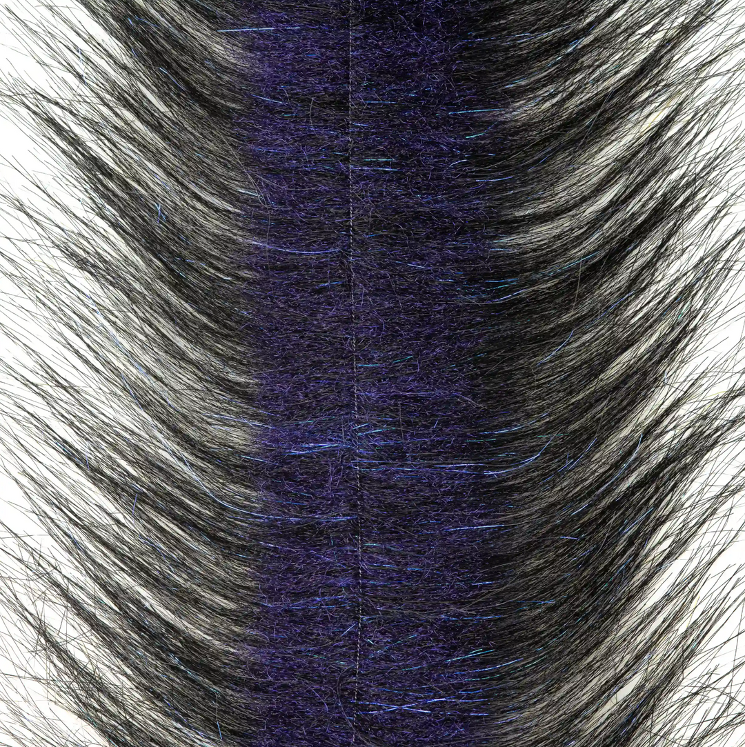 EP Craft Fur Brush 3" - Black/Purple
