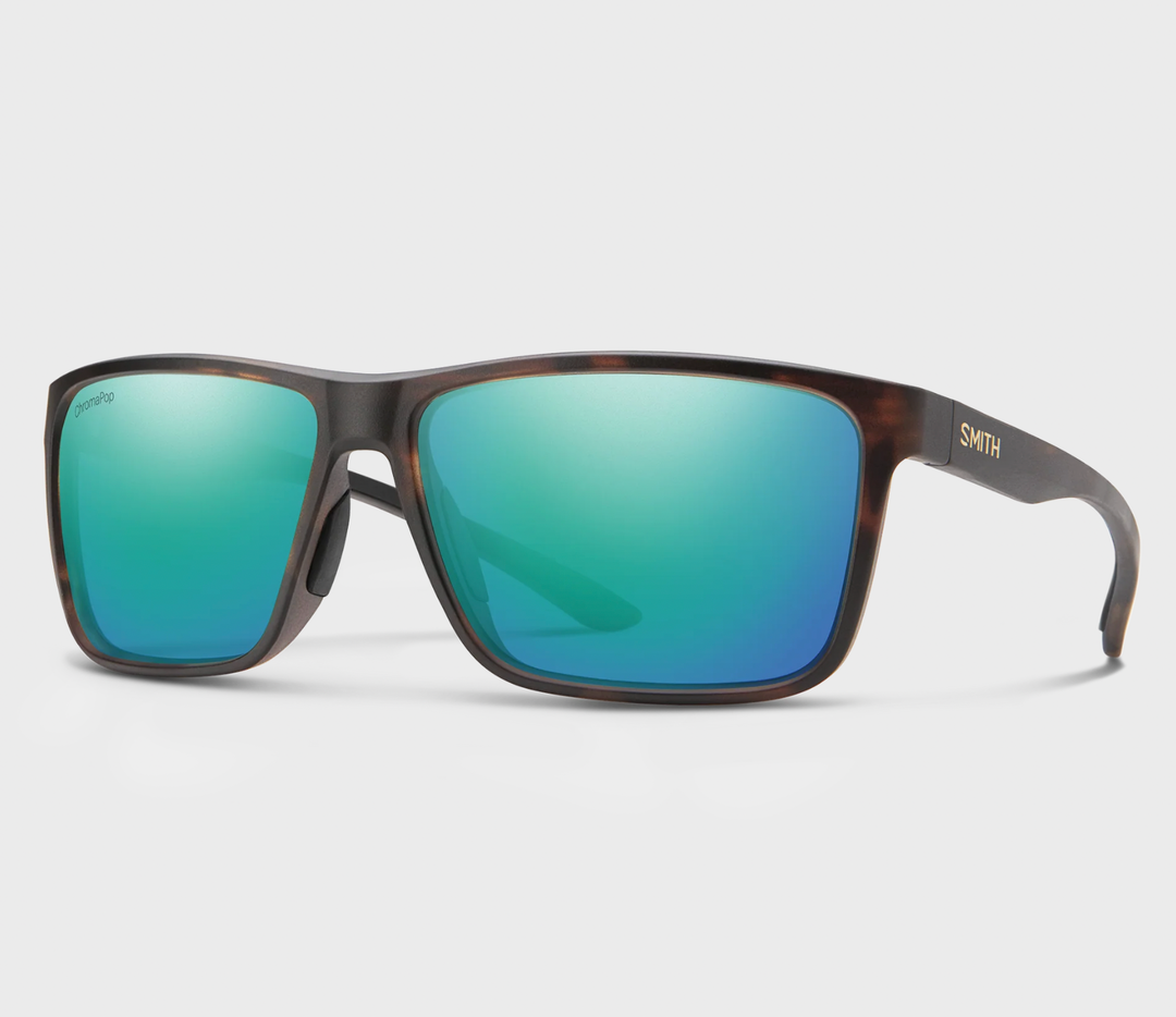 Smith Riptide - Matte Tortoise + ChromaPop Polarized Opal Mirror Lens (IN STOCK)