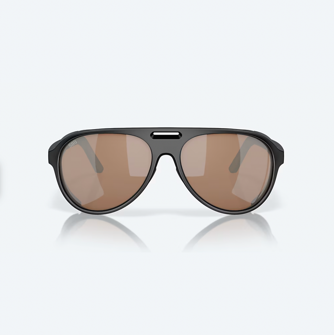 Costa - GRAND CATALINA, Matte Black, Copper Silver Mirror Polarized Glass (IN STOCK)