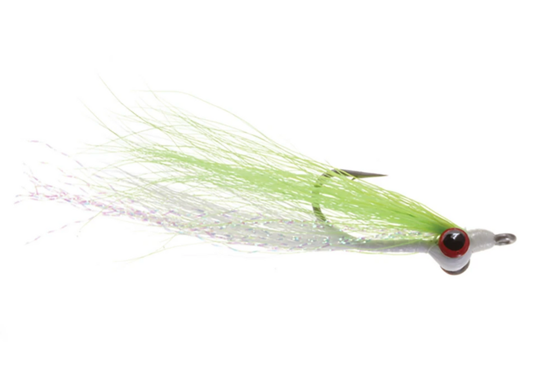 Umpqua Clouser Minnow - Chartreuse &amp; White Size 4