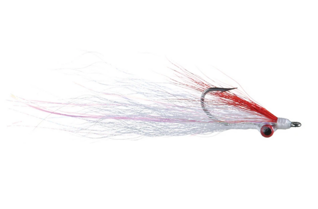 Umpqua Clouser Minnow - Red &amp; White All Sizes