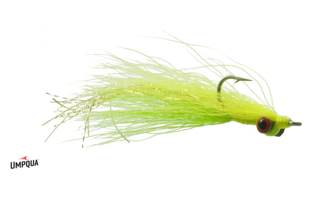Umpqua Clouser Minnow - Chartreuse &amp; Yellow Size 2
