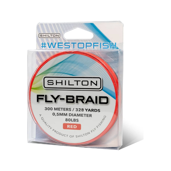 SHILTON FLY BRAID 300 METERS - RED